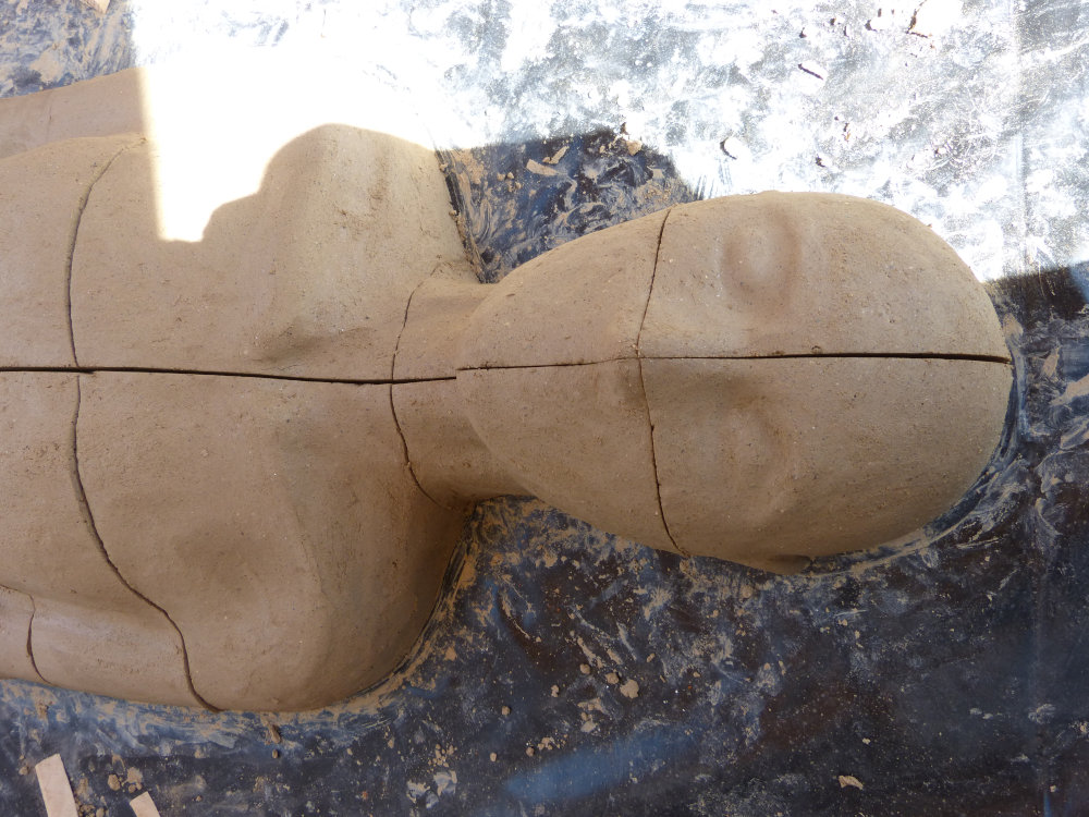 Hombre de barro proceso